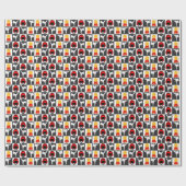 Martial Arts Wrapping Paper Cadeaupapier (Vlak)
