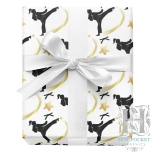 Martial Arts Wrapping Paper Cadeaupapier