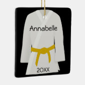 Martial Arts Yellow Belt Ornament (Rechts)