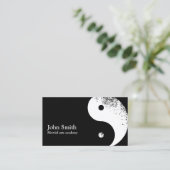 Martial Arts Yin Yang Karate Visitekaartje (Staand voorkant)