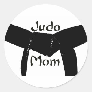 Martial Arts Zwart Riem Judo Moeder Sticker