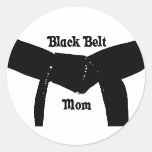 Martial Arts Zwart Riem Moeder Sticker