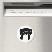 Martial Arts Zwarte Rank Riem Magneet (Insitu (Vaatwasser))