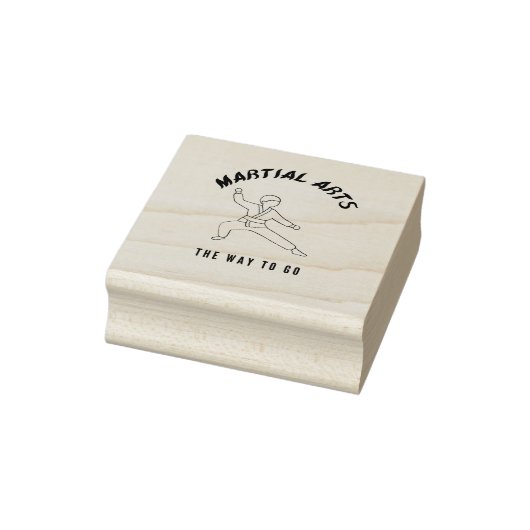 Martiale kunst de weg naar de toekomst rubberstempel (Stempel)