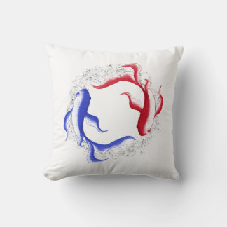 Martiale Stroom Abstract Yin Yang Martial Arts Kussen