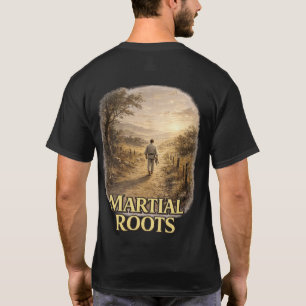 Martiale wortels nog steeds het pad t-shirt