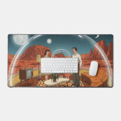 Martian Bubble Home - Retro Family Adventure Scene (Clavier et souris)