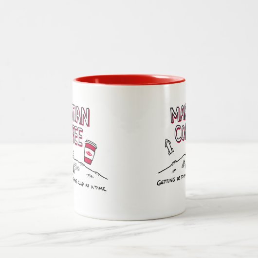 Martian Coffee - Mok - ons naar Mars brengen... (Center)
