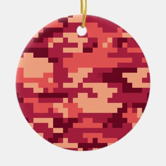 MARTIAN DESERT DIGITALE CAMO/CAMOUFLAGE KERAMISCH ORNAMENT (Voorkant)