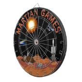 Martian Games Sci-Fi Scene Multi-Target Dartbord (Voorkant Rechts)