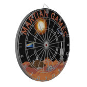 Martian Games Sci-Fi Scene Multi-Target Dartbord (Voorkant Links)