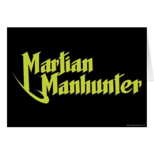 Martian Manhunter Logo (Voorkant Horizontaal)