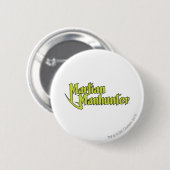 Martian Manhunter Logo Ronde Button 5,7 Cm (Voorkant /achterkant)