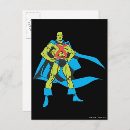 Martian Manhunter Poses Briefkaart (Voorkant / Achterkant)