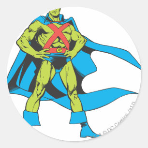Martian Manhunter Poses Ronde Sticker