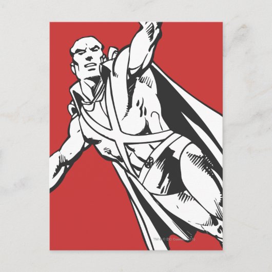 Martian Manhunter Soars 2 Briefkaart (Voorkant)