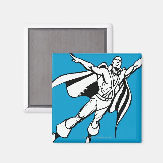 Martian Manhunter Soars 3 Magneet (Voorkant / Achterkant)