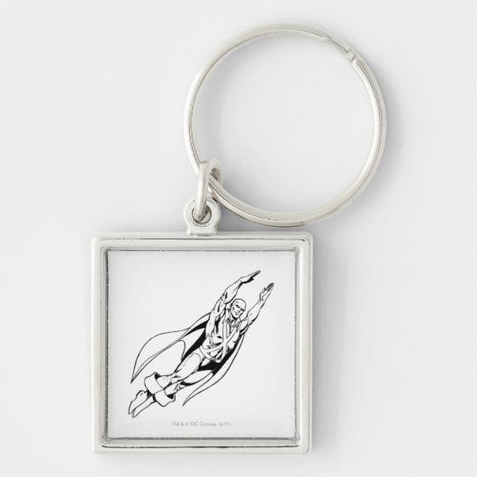 Martian Manhunter Soars 4 Sleutelhanger (Voorkant)