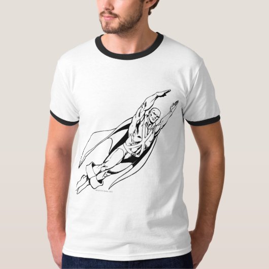 Martian Manhunter Soars 4 T-shirt (Voorkant)