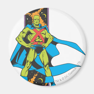 Martian Manhunter & Space Backdrop Magneet
