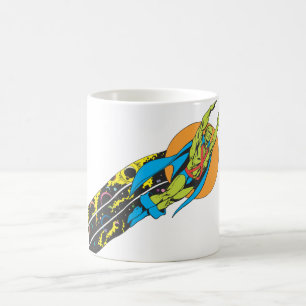Martian Manhunter vliegt Koffiemok