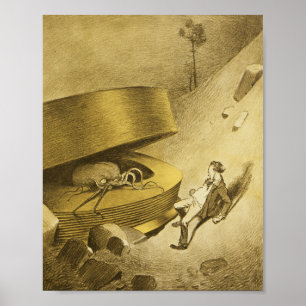 Martians oorlog tegen de werelden SciFi Aliens Poster
