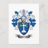 Martin Coat of Arms Briefkaart (Voorkant)