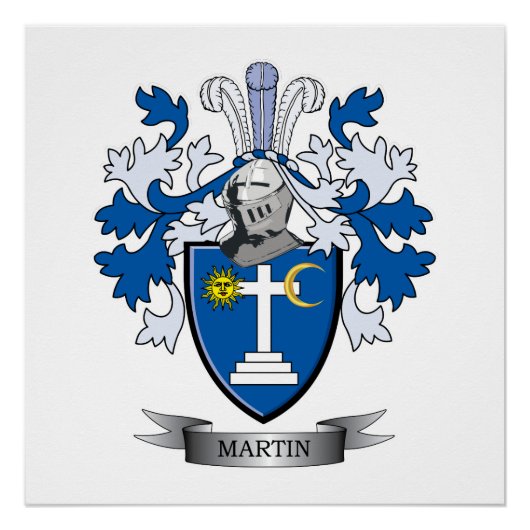 Martin Coat of Arms Perfect Poster (Voorkant)