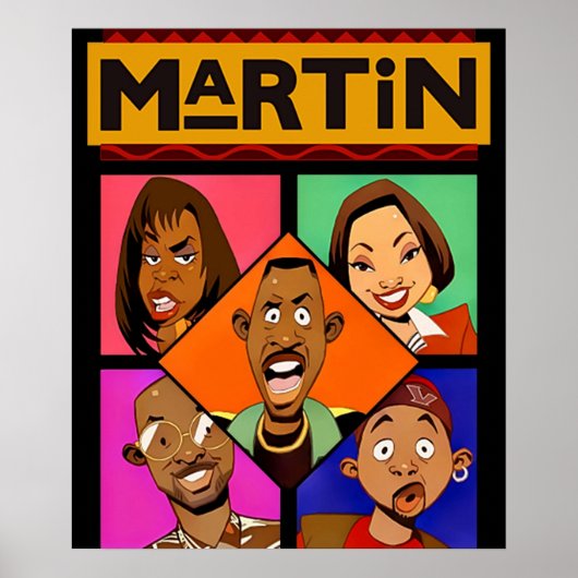 Martin en Friends Poster (Voorkant)