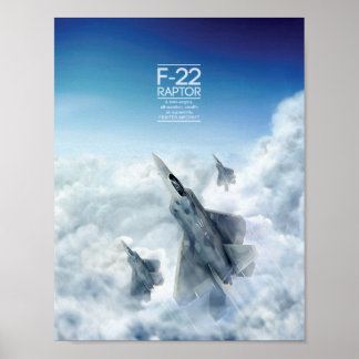 Martin F-22 Verticaal poster