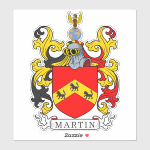 Martin Family Crest Sticker