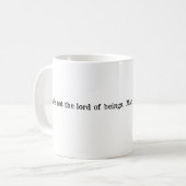 Martin Heidegger Koffiemok (Voorkant links)