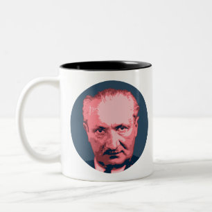 Martin Heidegger Tweekleurige Koffiemok