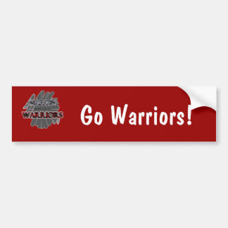 Martin High School Warriors - Arlington, TX Bumpersticker