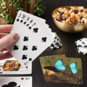 Martin Johnson Heade Blue Morpho Butterfly Speelkaarten (Insitu)