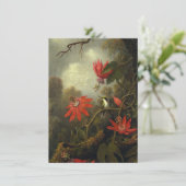 Martin Johnson Heade - Hummingbird Bedankkaart (Staand voorkant)