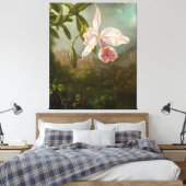 MARTIN JOHNSON HEADE - Orchidee bloesems - 1873 - Canvas Afdruk (Insitu (Slaapkamer))
