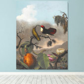 MARTIN JOHNSON HEADE - Ruby-Topaz - ca. 1863-1864 Canvas Afdruk (Insitu (Houten vloer))