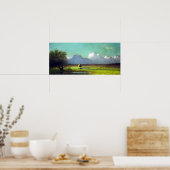 Martin Johnson Heade Sunlight Shadow Newbury Marsh Poster (Keuken)