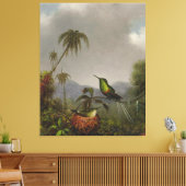MARTIN JOHNSON HEADE - TWEE DOORNSTAARTEN - 1864-6 CANVAS AFDRUK (Insitu (Woonkamer))
