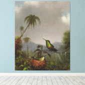 MARTIN JOHNSON HEADE - TWEE DOORNSTAARTEN - 1864-6 CANVAS AFDRUK (Insitu (Houten vloer))