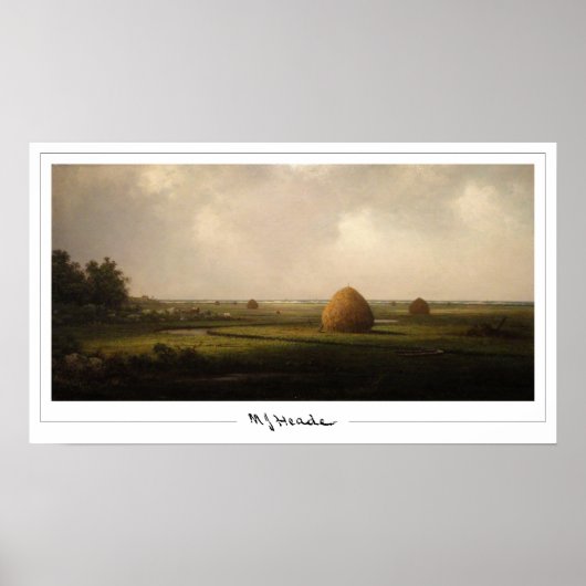 Martin Johnson Heade Zedign Art Poster #159 (Voorkant)