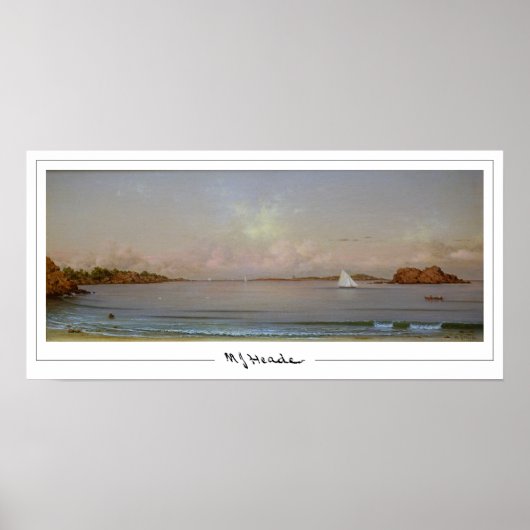 Martin Johnson Heade Zedign Art Poster #207 (Voorkant)