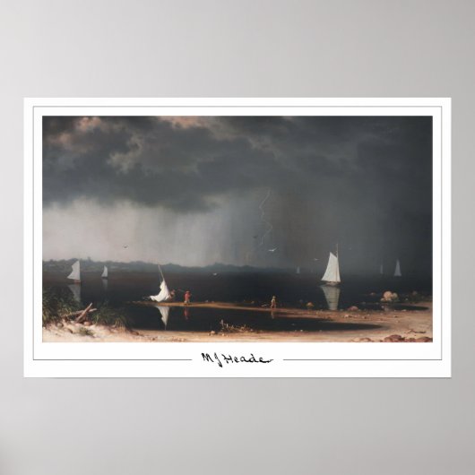 Martin Johnson Heade Zedign Art Poster #260 (Voorkant)