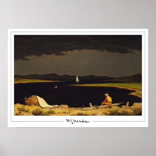 Martin Johnson Heade Zedign Art Poster #40 (Voorkant)