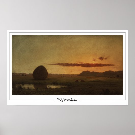 Martin Johnson Heade Zedign Art Poster #54 (Voorkant)