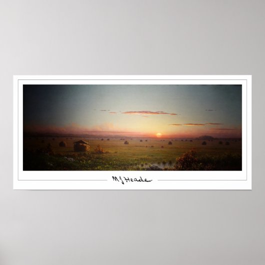 Martin Johnson Heade Zedign Art Poster #77 (Voorkant)