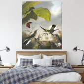 MARTIN JOHNSON HEADE - Zwartoorfee - 1863-64 Canvas Afdruk (Insitu (Slaapkamer))