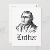 Martin Luther Briefkaart (Voorkant / Achterkant)