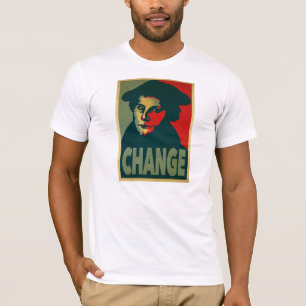 Martin Luther "Change" Poster T-shirt